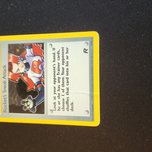 Rockets Sneak Attack 16/82 Holo Team Rocket (Damaged) - Picture 3 of 6